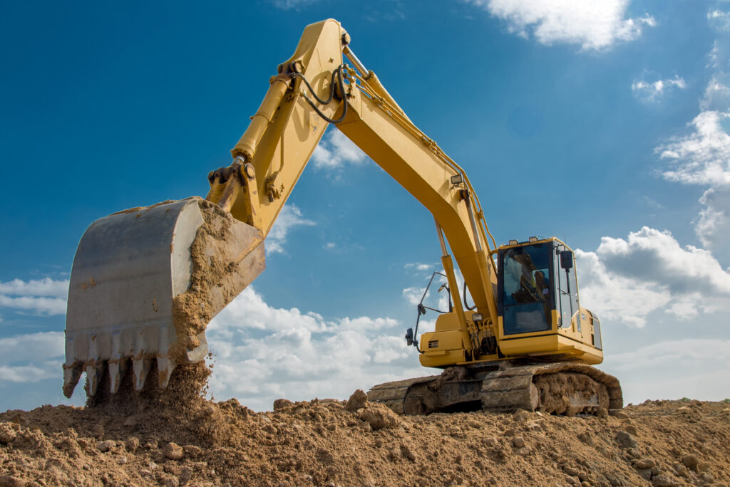 wisecap equipment financing - excavator digging dirt